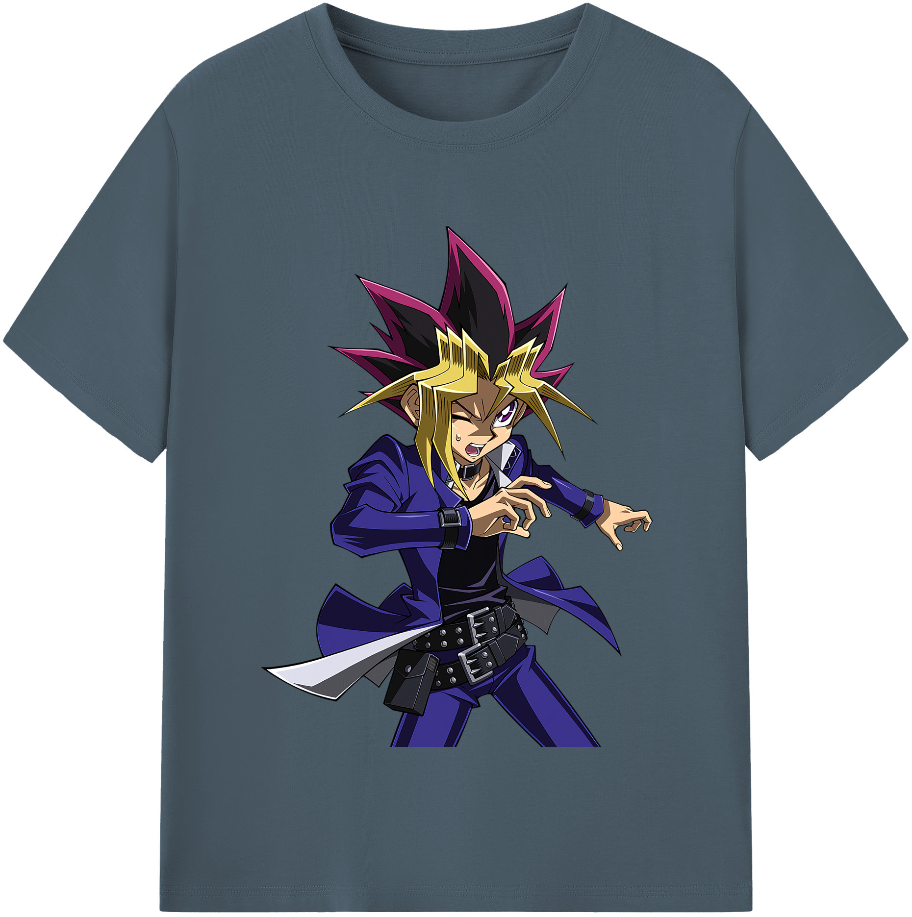 （画像用） 遊☆戯☆王 Yu-Gi-Oh! 綿100％半袖Tシャツ（フロントプリント）